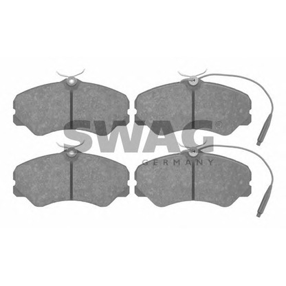Photo Brake Pad Set, disc brake SWAG 62916049