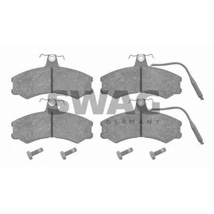 Photo Brake Pad Set, disc brake SWAG 62916051