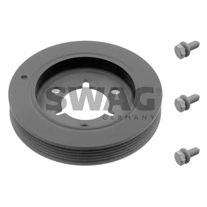 Photo Belt Pulley, crankshaft SWAG 62933797