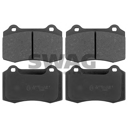 Photo Brake Pad Set, disc brake SWAG 64916887