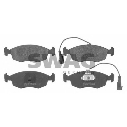 Photo Brake Pad Set, disc brake SWAG 70916390