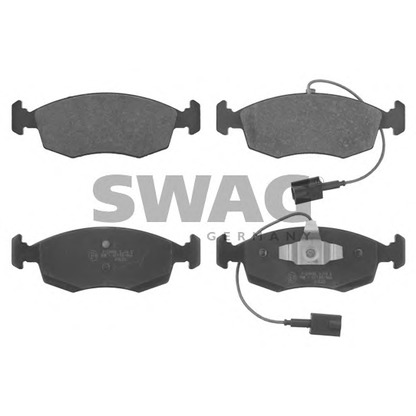 Photo Brake Pad Set, disc brake SWAG 70916858