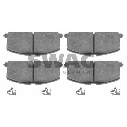 Photo Brake Pad Set, disc brake SWAG 81916581