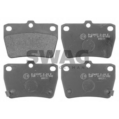 Photo Brake Pad Set, disc brake SWAG 81916723