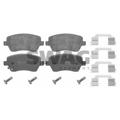 Photo Brake Pad Set, disc brake SWAG 84916649