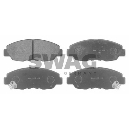 Photo Brake Pad Set, disc brake SWAG 85916296