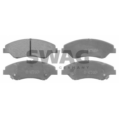 Photo Brake Pad Set, disc brake SWAG 91916557