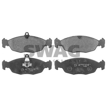 Photo Brake Pad Set, disc brake SWAG 99116082