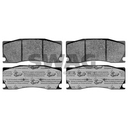 Photo Brake Pad Set, disc brake SWAG 99116093