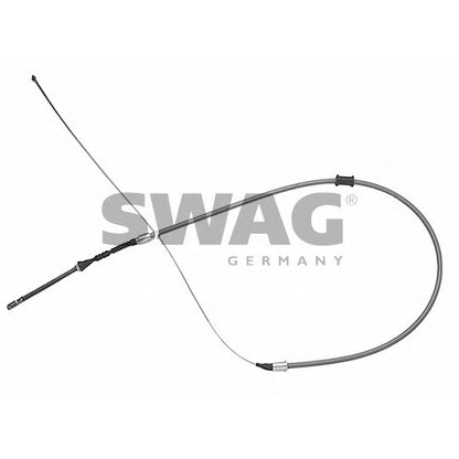 Foto Cable de accionamiento, freno de estacionamiento SWAG 99904672