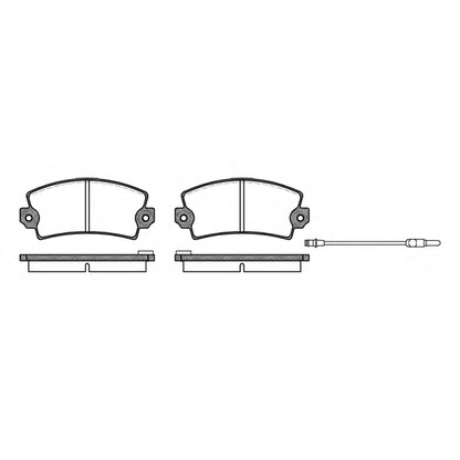 Photo Brake Pad Set, disc brake ROADHOUSE 202196