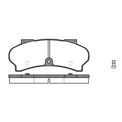 Photo Brake Pad Set, disc brake ROADHOUSE 202602