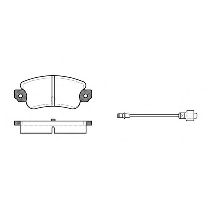 Photo Brake Pad Set, disc brake ROADHOUSE 202802