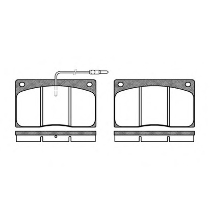 Photo Kit de plaquettes de frein, frein à disque ROADHOUSE 204402