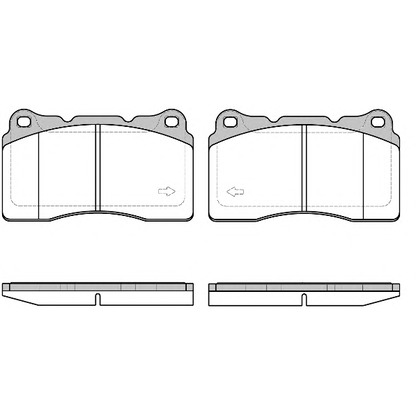 Photo Brake Pad Set, disc brake ROADHOUSE 266640