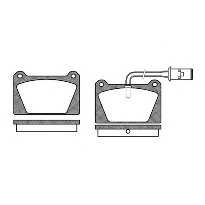 Photo Kit de plaquettes de frein, frein à disque ROADHOUSE 212202