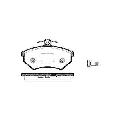 Photo Brake Pad Set, disc brake ROADHOUSE 213450