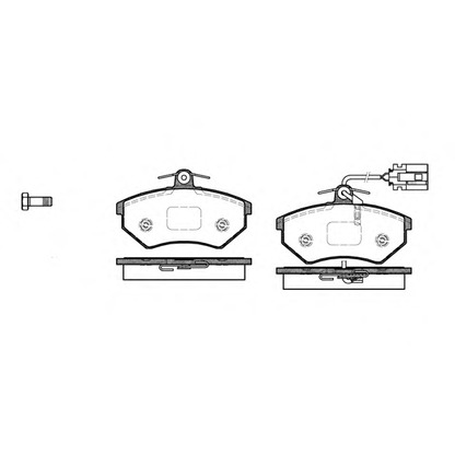 Photo Brake Pad Set, disc brake ROADHOUSE 213462