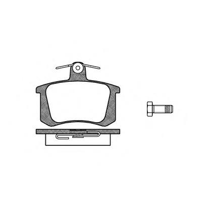 Photo Brake Pad Set, disc brake ROADHOUSE 213520