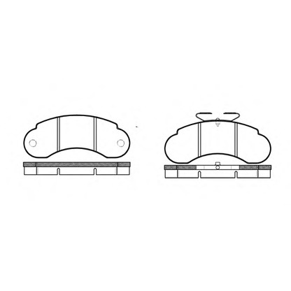 Photo Brake Pad Set, disc brake ROADHOUSE 214200