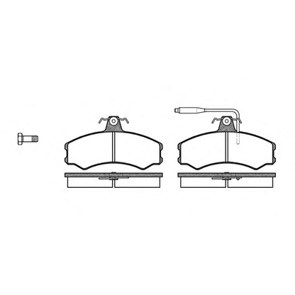 Photo Brake Pad Set, disc brake ROADHOUSE 214302