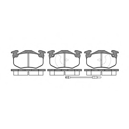 Photo Brake Pad Set, disc brake ROADHOUSE 214402