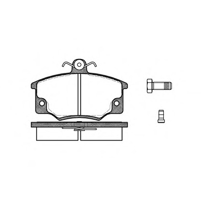 Photo Brake Pad Set, disc brake ROADHOUSE 214644