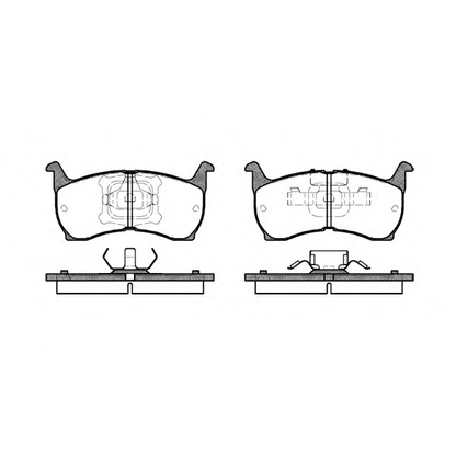 Photo Brake Pad Set, disc brake ROADHOUSE 216400