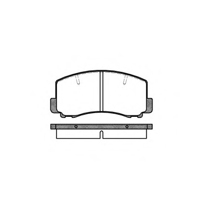 Photo Brake Pad Set, disc brake ROADHOUSE 216500