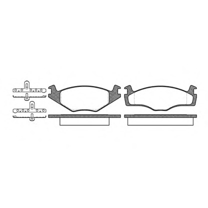 Photo Brake Pad Set, disc brake ROADHOUSE 217110