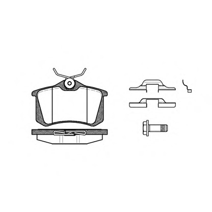 Photo Brake Pad Set, disc brake ROADHOUSE 226316