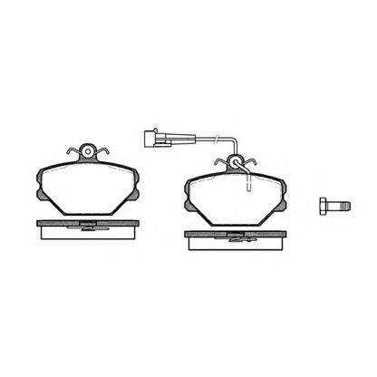 Photo Brake Pad Set, disc brake ROADHOUSE 226402