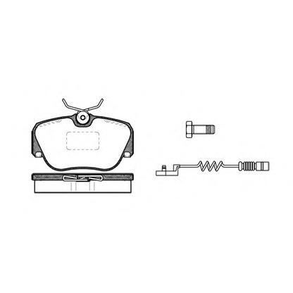 Photo Brake Pad Set, disc brake ROADHOUSE 228402