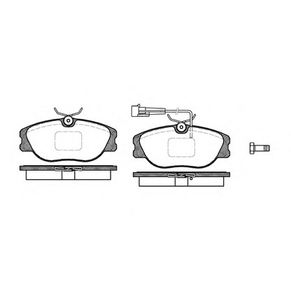 Photo Brake Pad Set, disc brake ROADHOUSE 230531