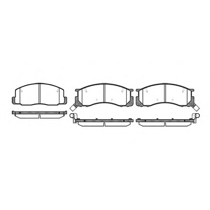 Photo Brake Pad Set, disc brake ROADHOUSE 230632