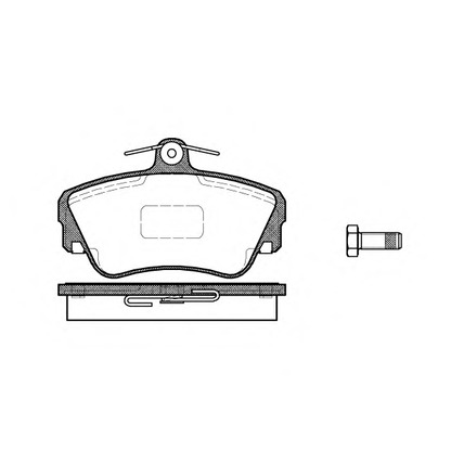 Photo Kit de plaquettes de frein, frein à disque ROADHOUSE 230910