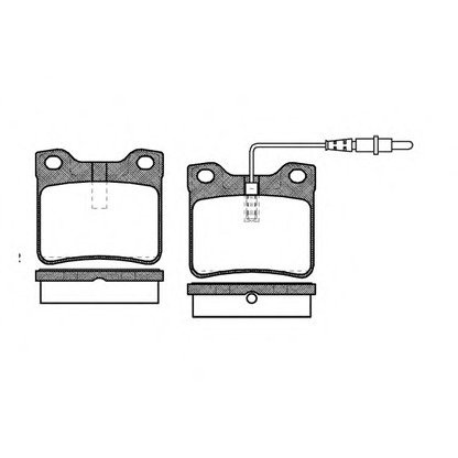 Photo Brake Pad Set, disc brake ROADHOUSE 232122