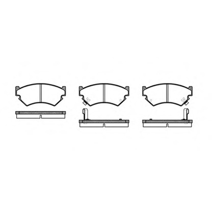 Photo Brake Pad Set, disc brake ROADHOUSE 234002