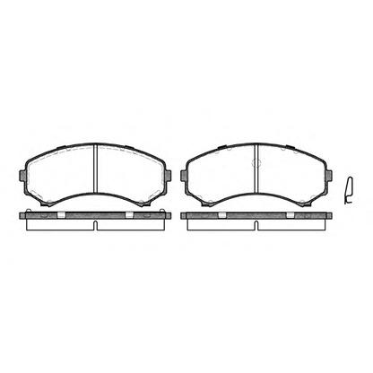 Photo Brake Pad Set, disc brake ROADHOUSE 239600