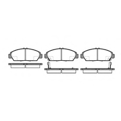 Photo Brake Pad Set, disc brake ROADHOUSE 240602