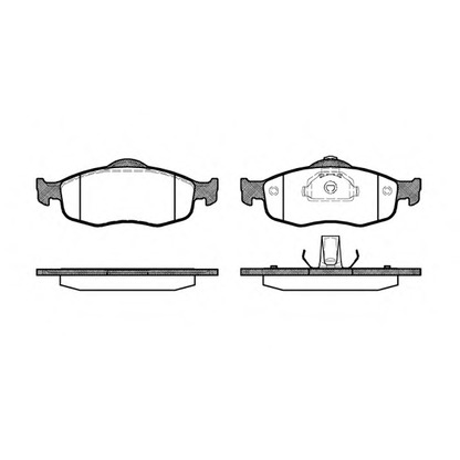 Photo Brake Pad Set, disc brake ROADHOUSE 243200