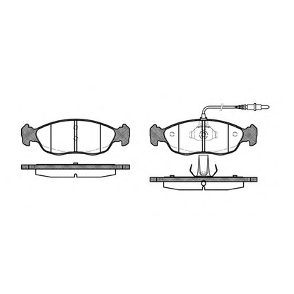 Photo Brake Pad Set, disc brake ROADHOUSE 246102