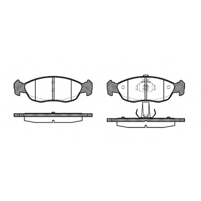 Photo Brake Pad Set, disc brake ROADHOUSE 246110