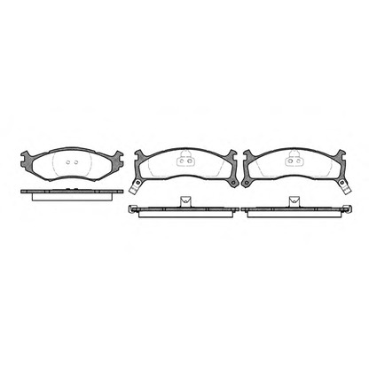 Photo Brake Pad Set, disc brake ROADHOUSE 248402