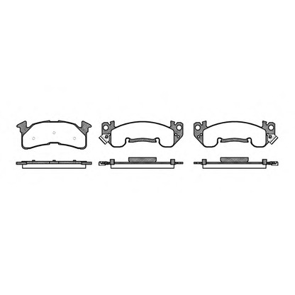 Photo Brake Pad Set, disc brake ROADHOUSE 251400