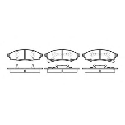 Photo Brake Pad Set, disc brake ROADHOUSE 253102