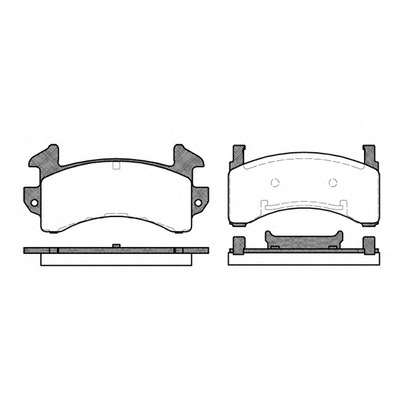 Photo Brake Pad Set, disc brake ROADHOUSE 254300