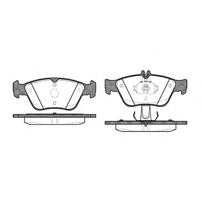 Photo Brake Pad Set, disc brake ROADHOUSE 258610