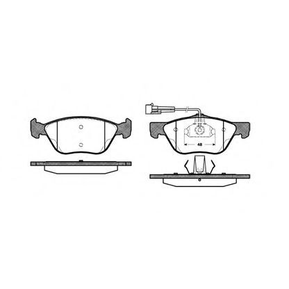 Photo Brake Pad Set, disc brake ROADHOUSE 258902