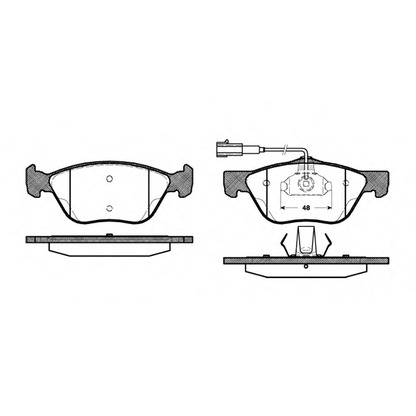 Photo Brake Pad Set, disc brake ROADHOUSE 258922